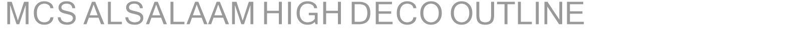 MCS ALSALAAM HIGH DECO OUTLINE font preview
